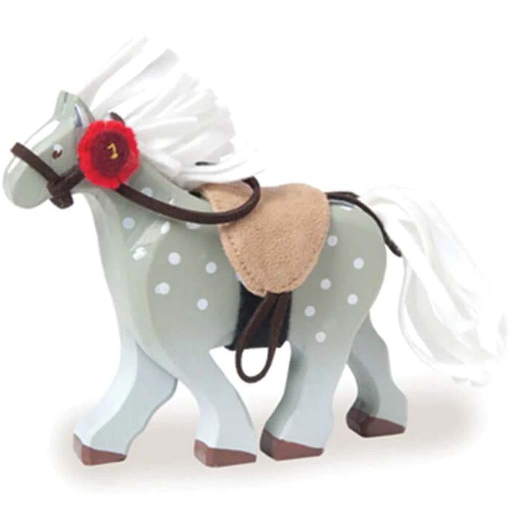 Le Toy Van Budkins Wooden Horse (Grey) 