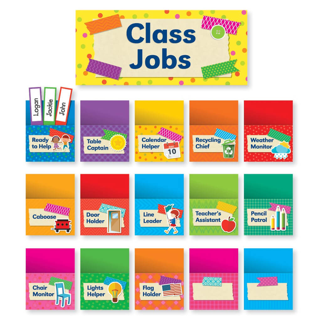 Tape It Up!: Class Jobs Bulletin Board