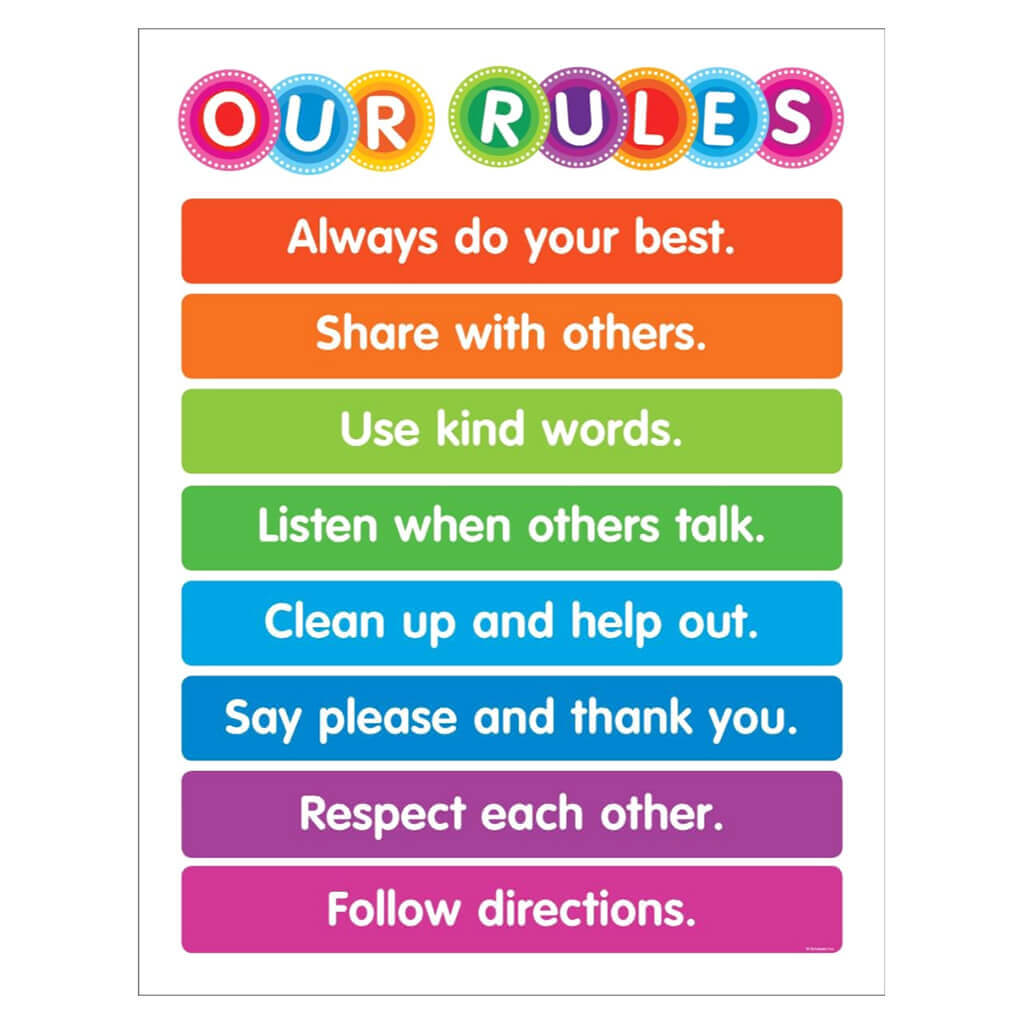 Color Your Classroom: Our Rules Chart