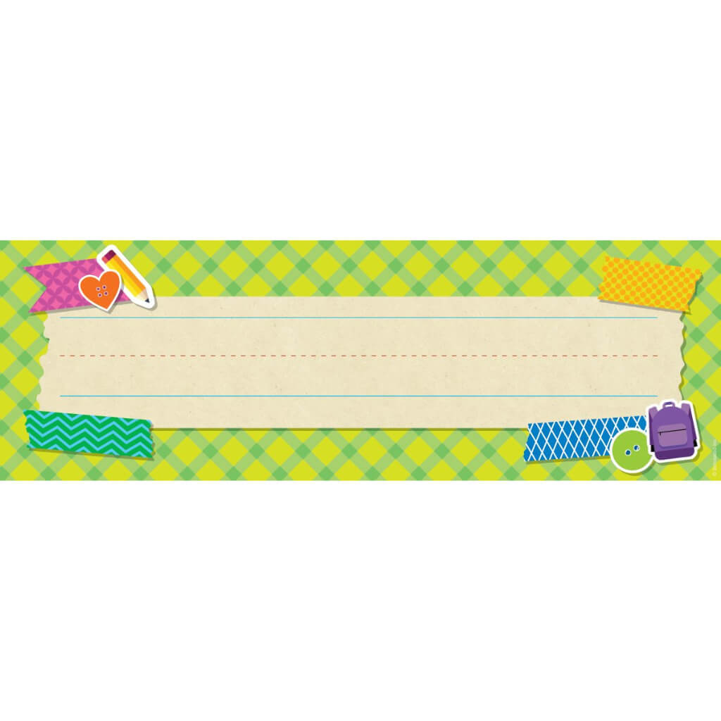 Tape It Up Name Plates