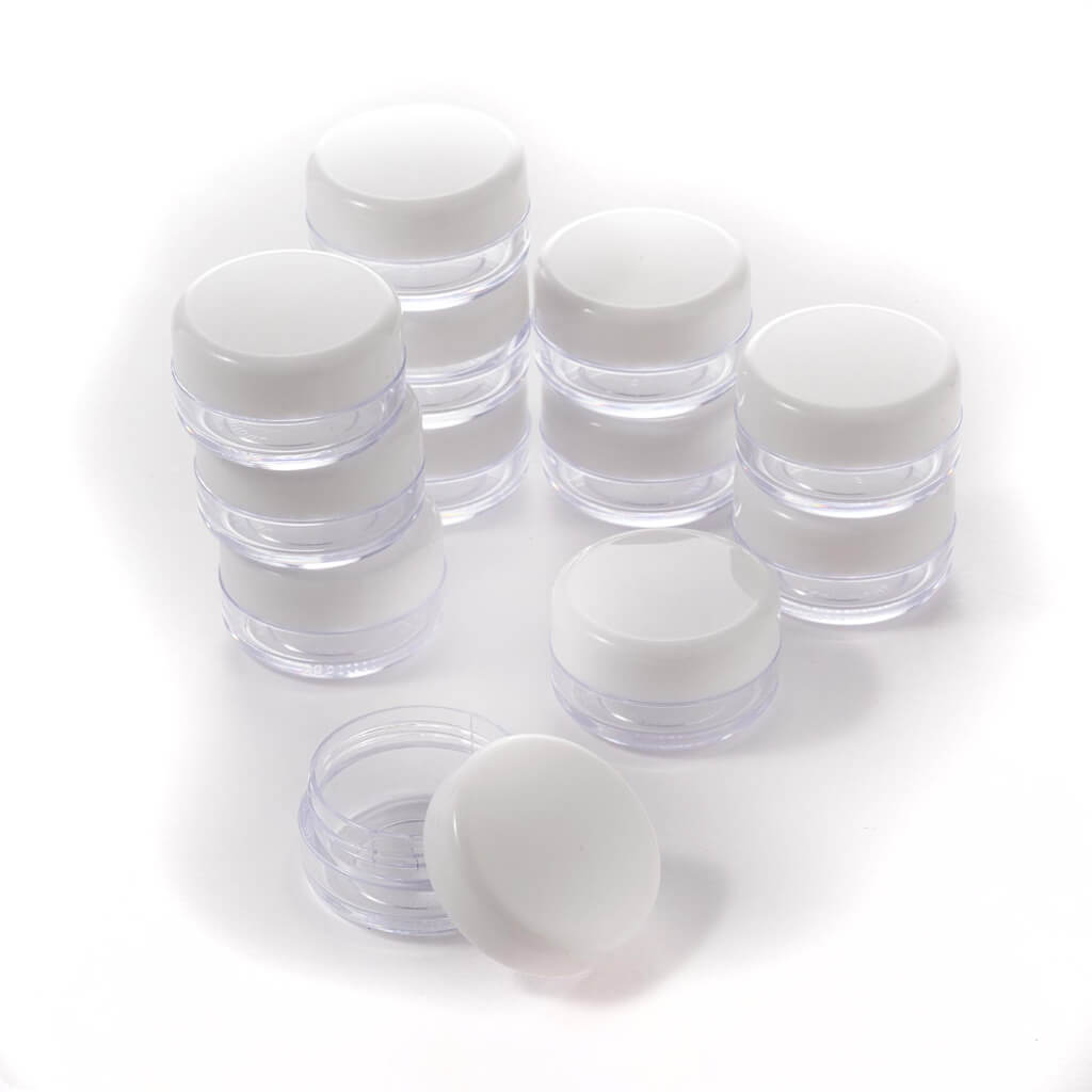 Screw Top Containers Pack of 12 Clear