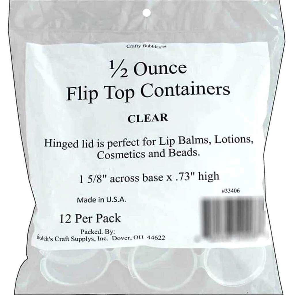 FLIP TOP CONTAINERS CLEAR