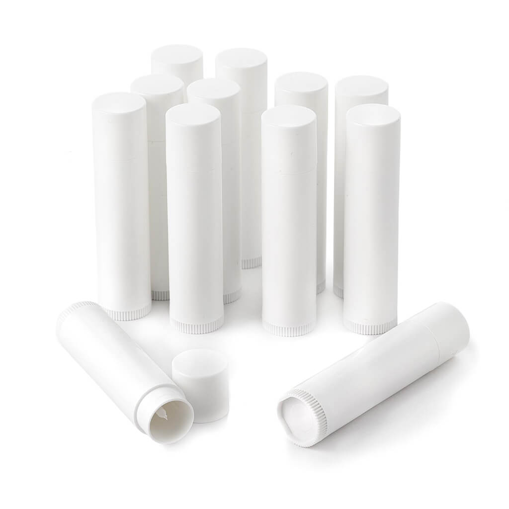 Lip Balm Tubes White