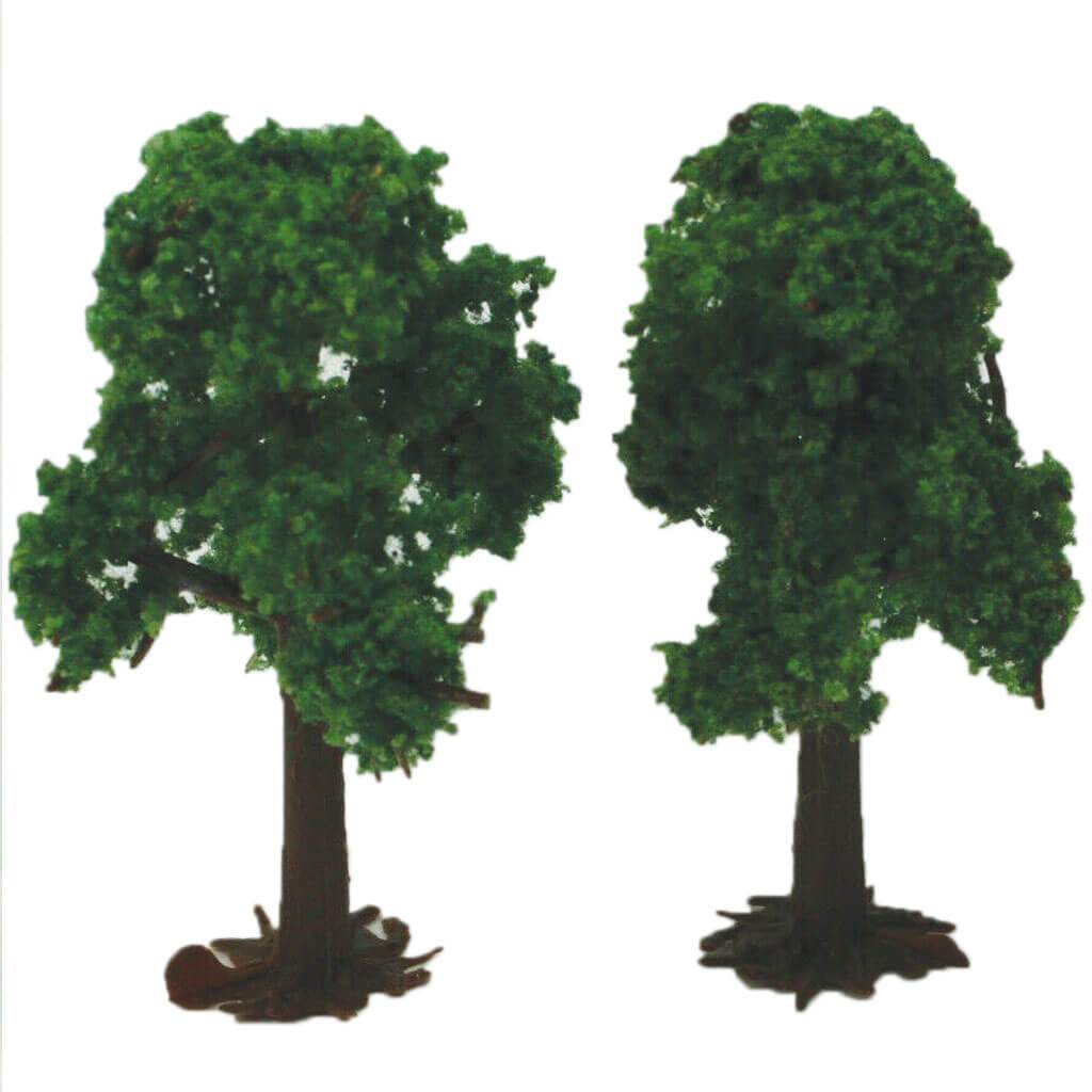 Deciduous Trees Light Green 3in &amp; 4in