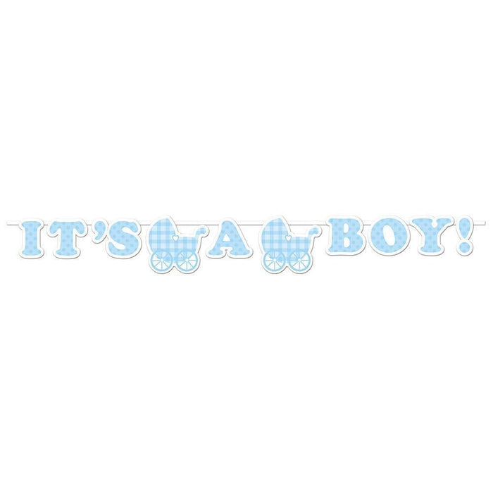 Bnr Ribbon Boy Gingham 