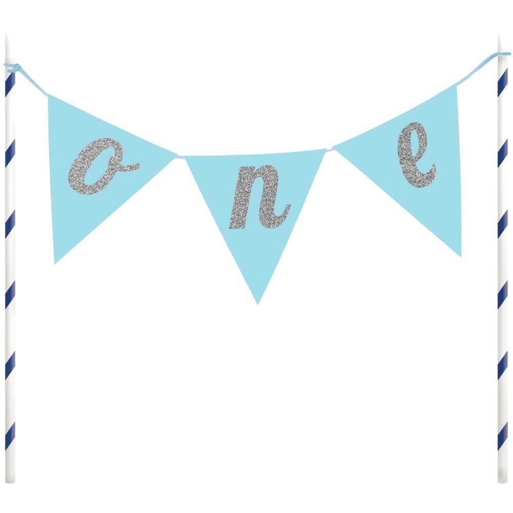 1st Birthday Boy, Cake Banner 