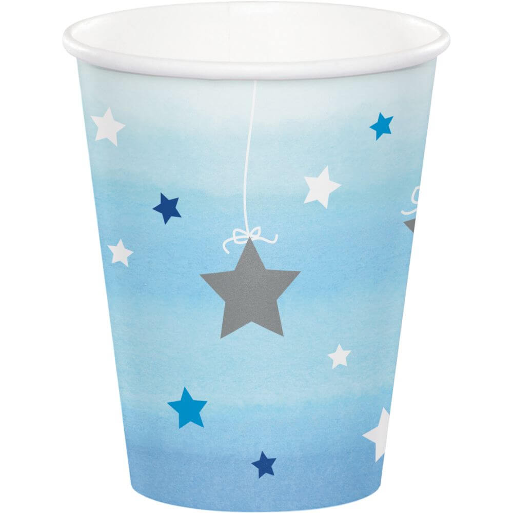 One Little Star Boy, Paper Cups 9oz 8ct 