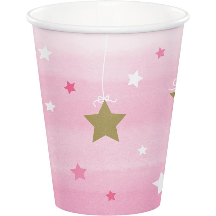 One Little Star Girl, Paper Cups 9oz 8ct 