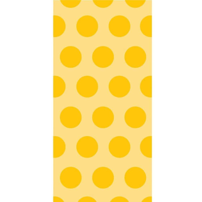 Cello Bag 20ct, School Bus Yellow Dots 
