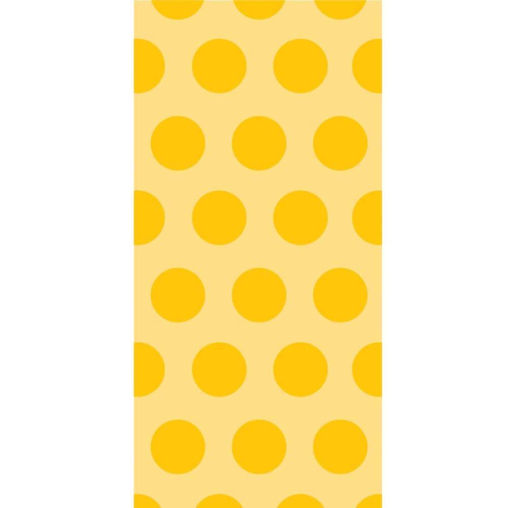 Cello Bag 20ct, School Bus Yellow Dots 