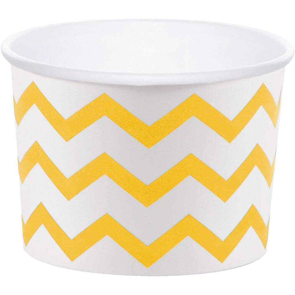 Treat Cup 6ct 9oz, School Bus Yellow 