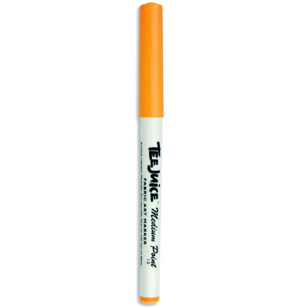 TEE JUICE FABRIC ART MARKER MEDIUM POINT 1.2 ORANGE