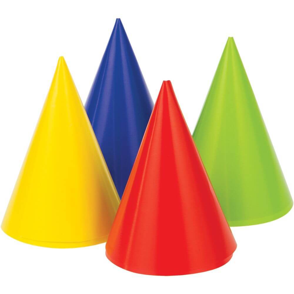 Cone Mini Hats, Multi-Color 