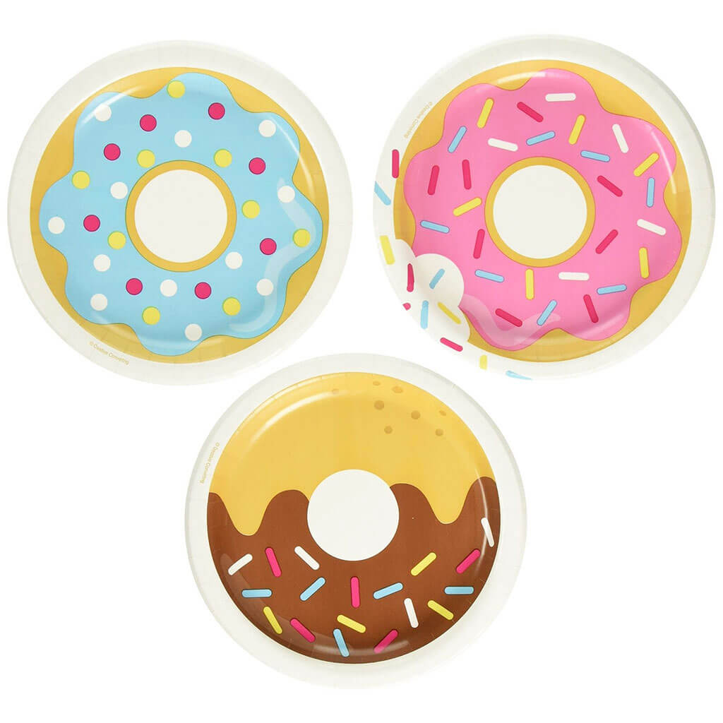 Donut Time Dessert Plates 8ct