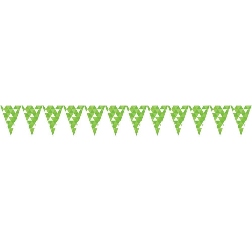 Bnr Fl 9' Fractal Fr Lime 