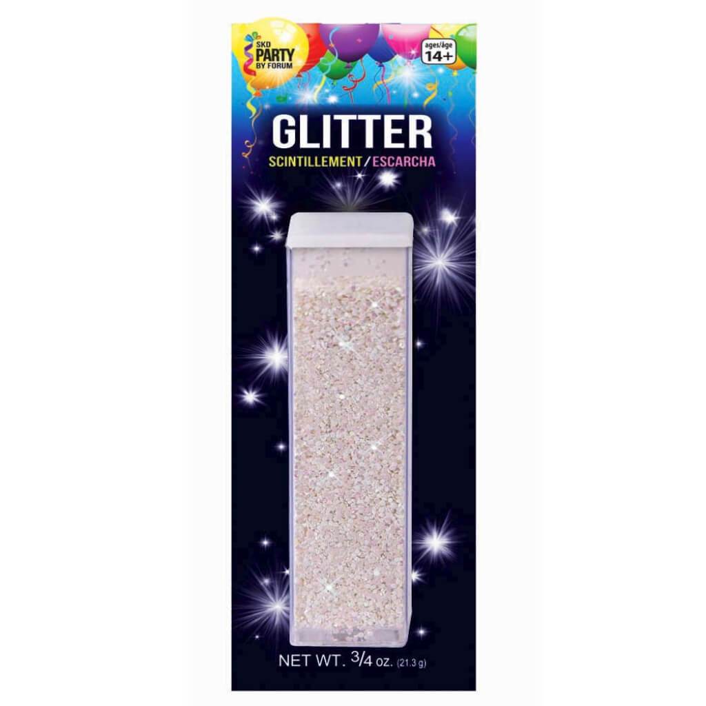 3/4 OZ TUBE GLITTER WHITE IR 