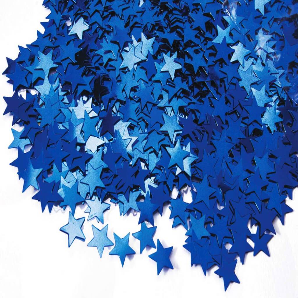 CONFETTI STARS ROYAL BLUE 