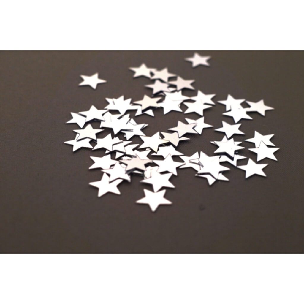 Confetti Stars Silver 