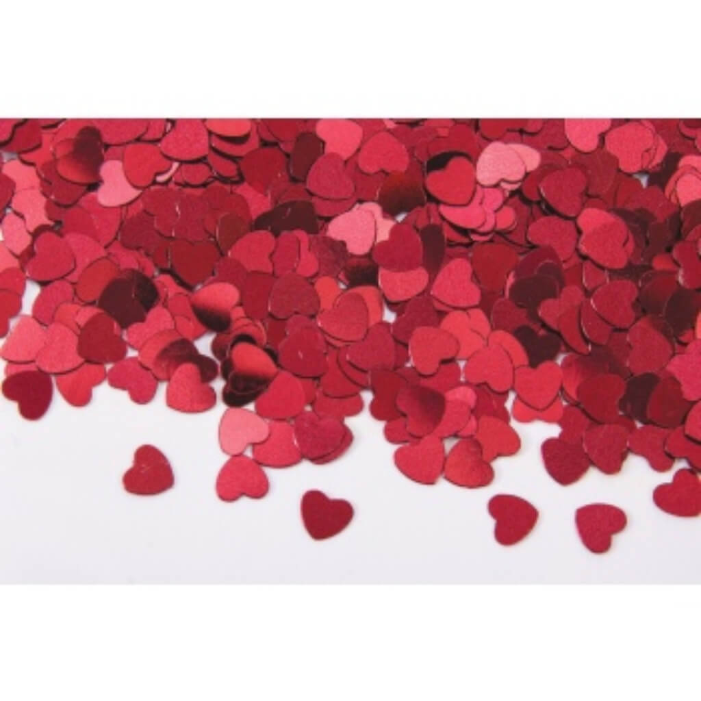 Confetti Red Hearts 