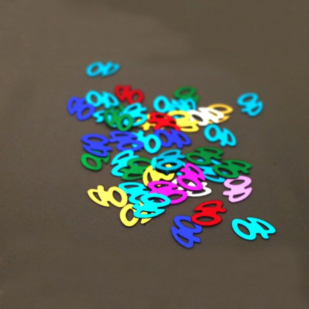 40th Confetti Multi Color