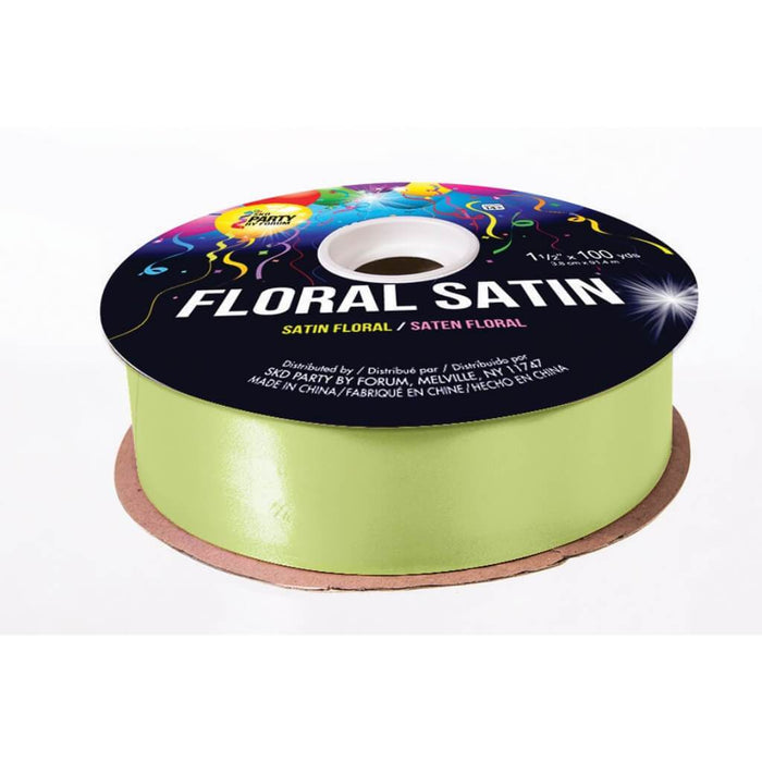 #9 SMOOTH FLORAL SATIN MINT GR 