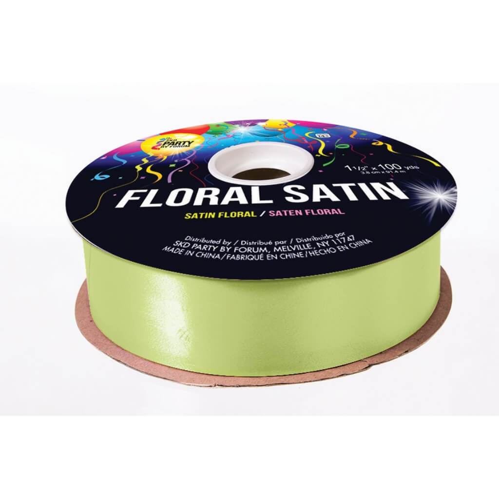 #9 SMOOTH FLORAL SATIN MINT GR 