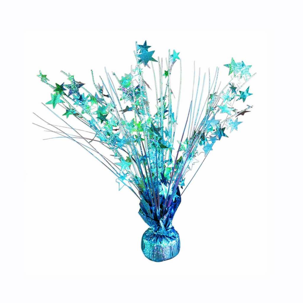 15"BALLOON WT CPC LT BLU STARS 