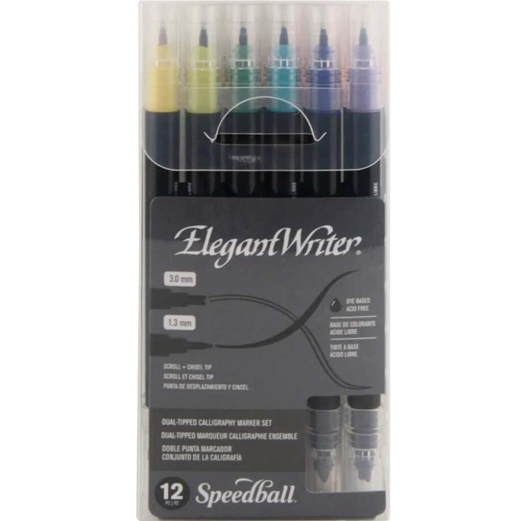 Elegant Writer Dual Tipped Calligraphy Marker Set