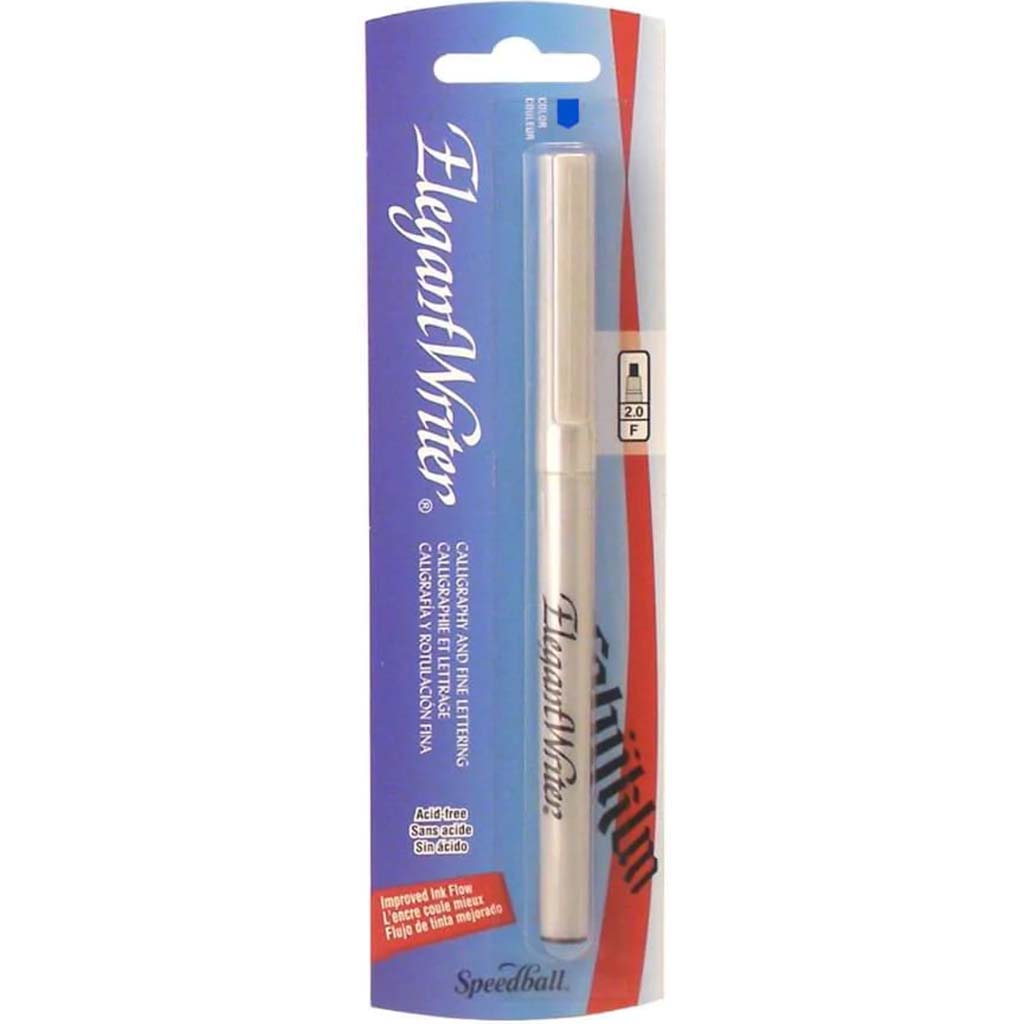 Elegant Writer Calligraphy Marker Fine Blue