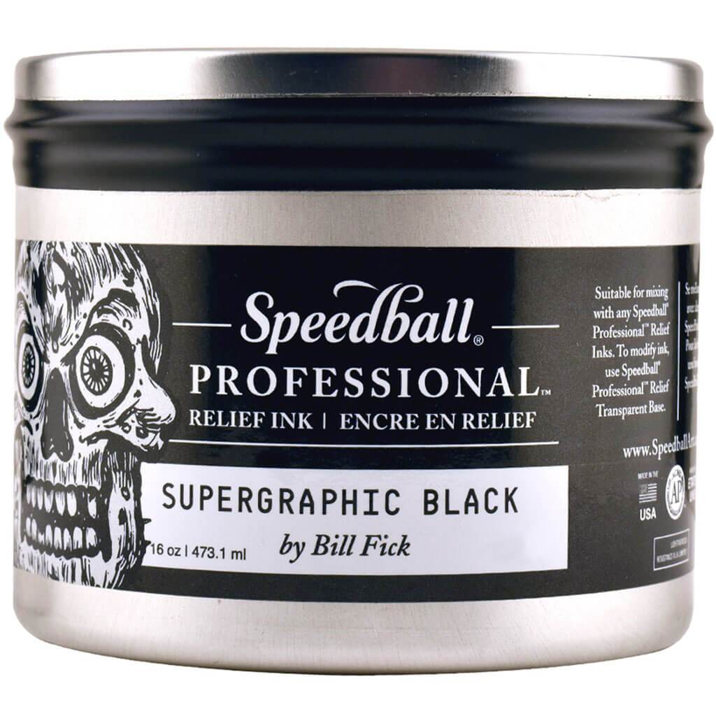 Professional Relief Ink Supergraphic 16oz Black