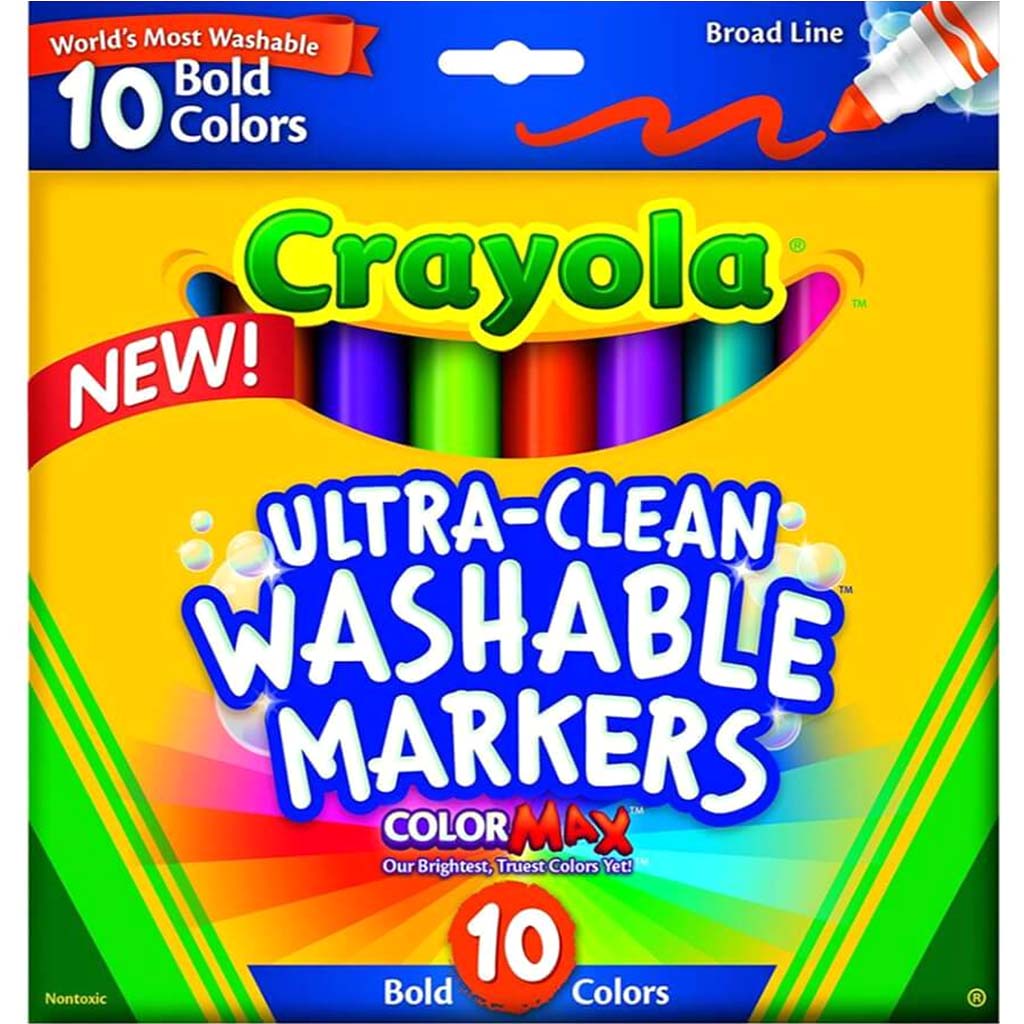 Crayola Dual-Ended Washable Double Doodlers Markers 10/Pkg