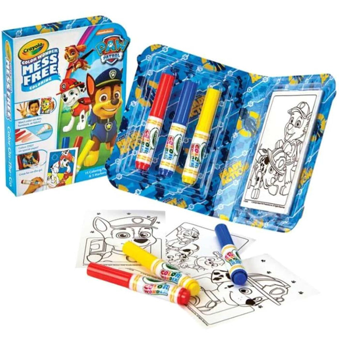 Crayola Color Wonder On The Go Coloring Kit Paw Patrol