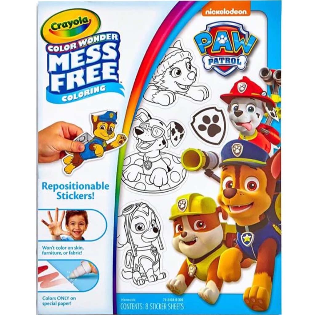 Crayola Paw Patrol Drawing Coloring Stickers