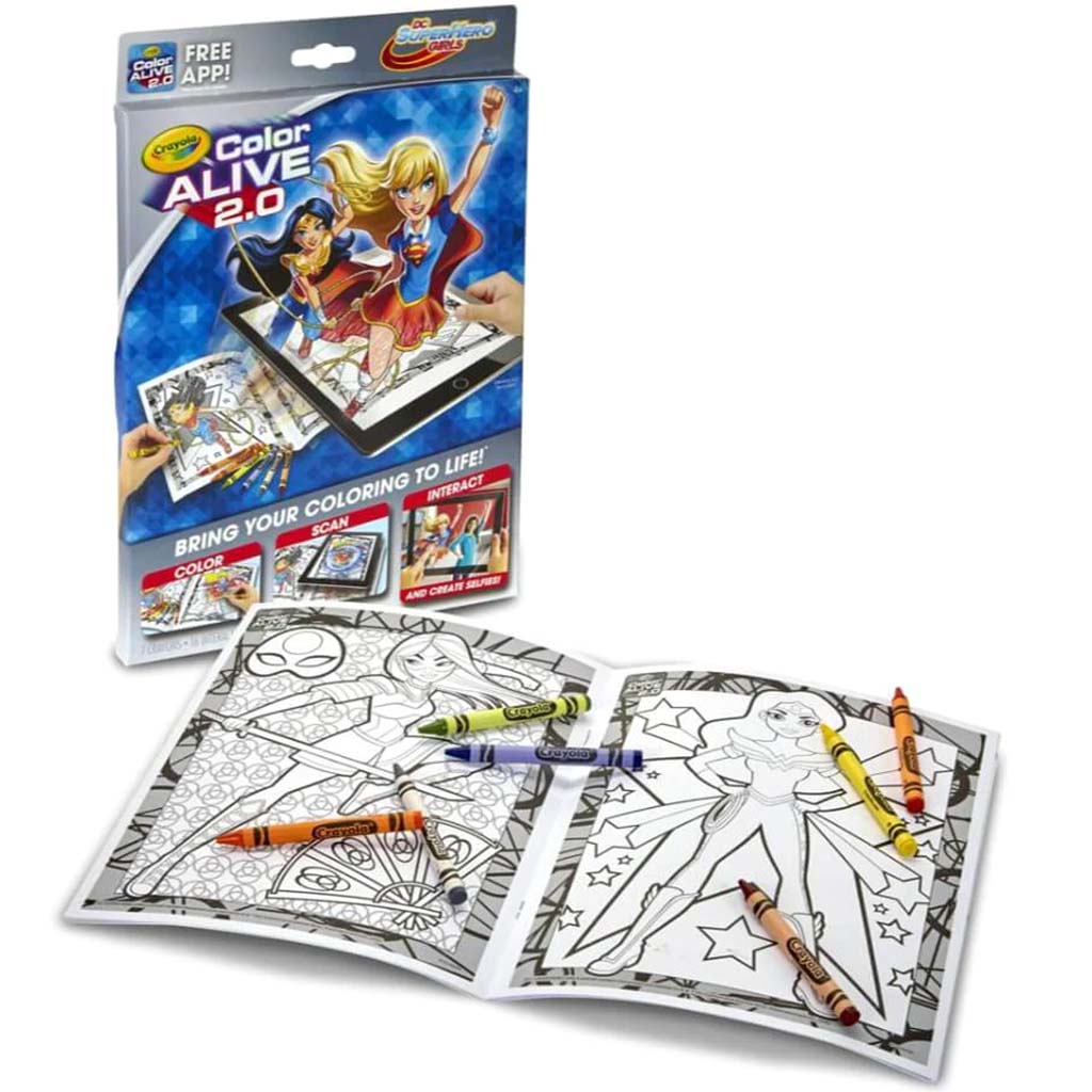 Crayola Color Alive 2.0 DC SuperHero Girls