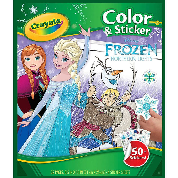 Crayola Disney Frozen Colour & Sticker Book
