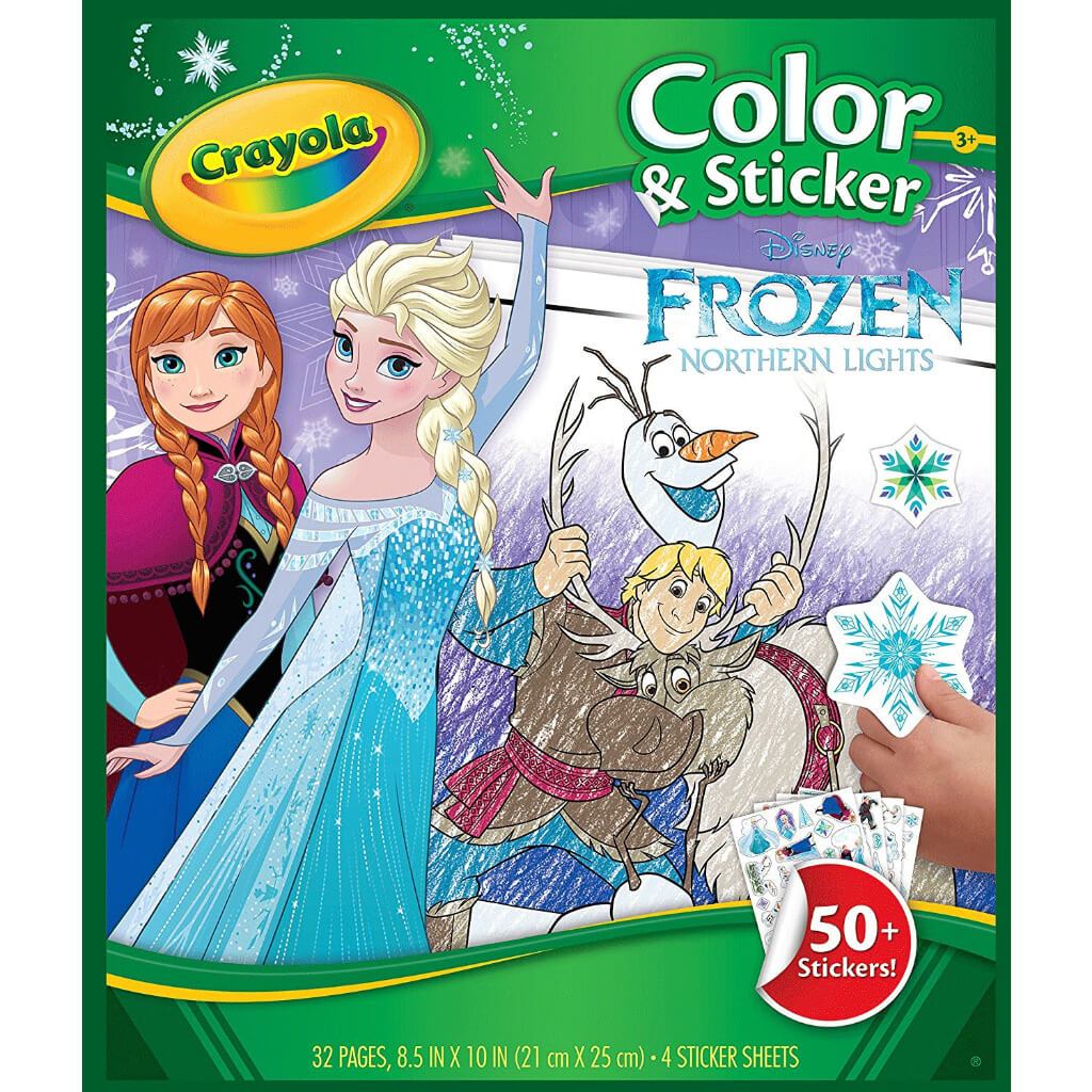 Crayola Disney Frozen Colour &amp; Sticker Book