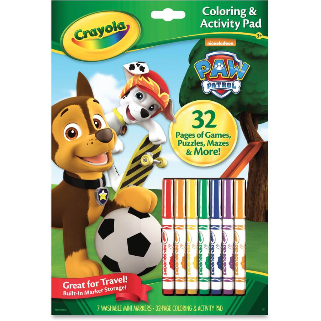 Crayola Paw Patrol Coloring &amp; Activity Pad