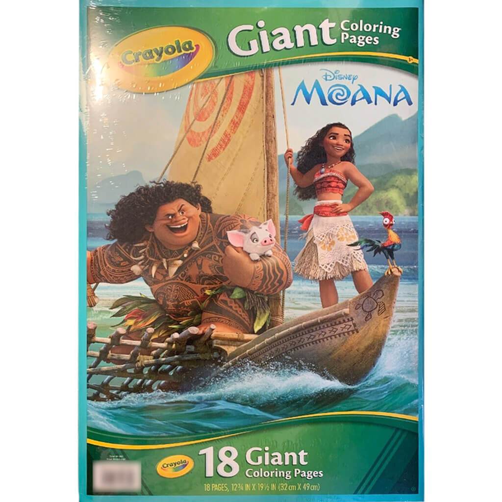 Crayola Giant Coloring Pages Disney's Moana