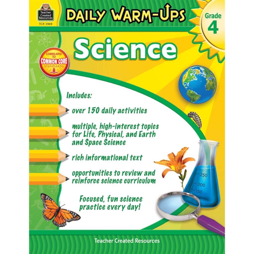 Daily Warm-Ups Science Book Grade 4 