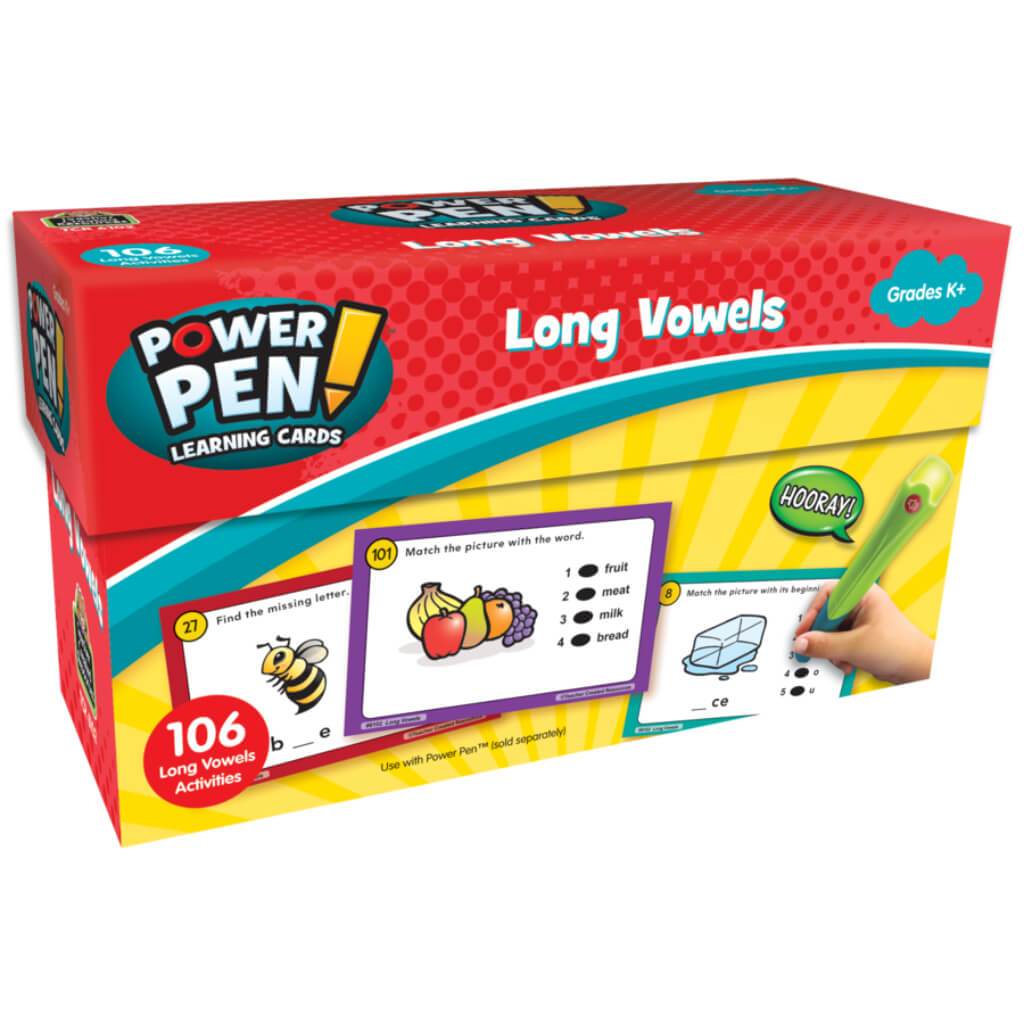 Power Pen Learning Cards Long Vowels 