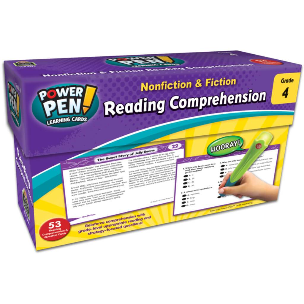 Power Pen Learning Cards Reading Comprehension Grade 4 