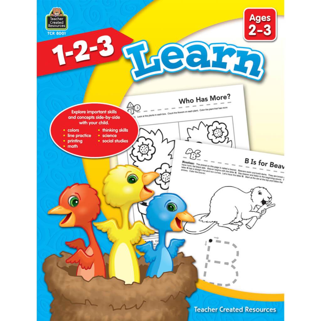 123 Learn Book Ages 2-3 