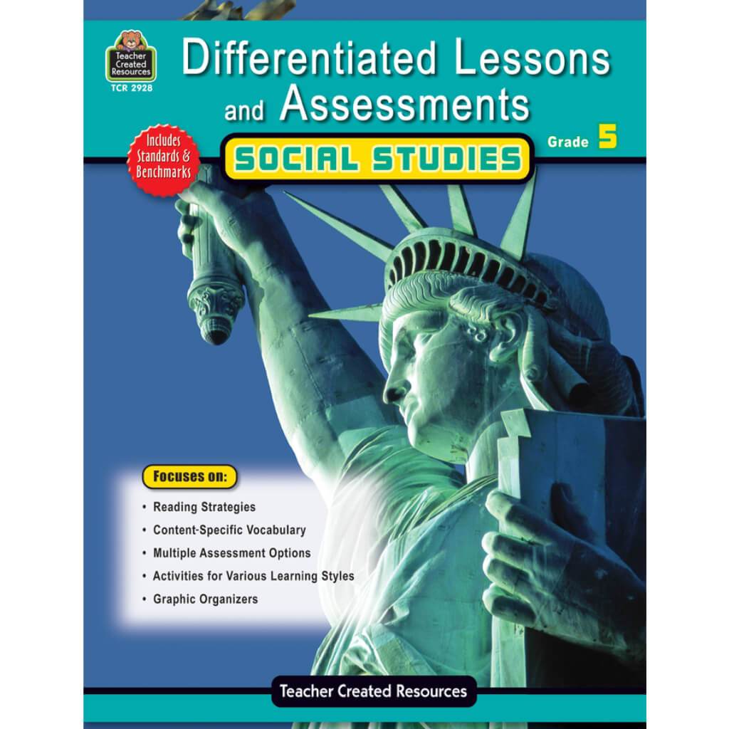 Differentiated Lessons &amp; Assessments Social Studies Grade 5 