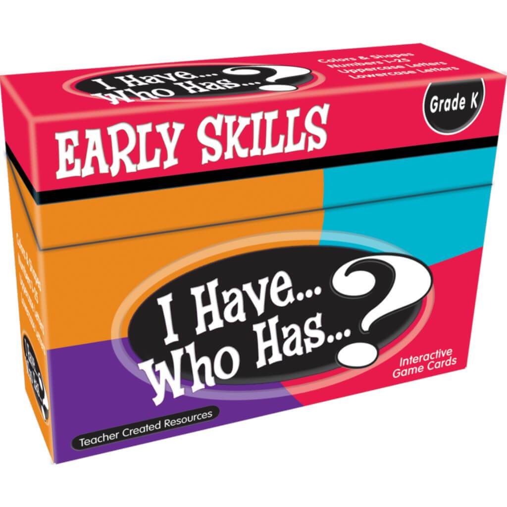 I Have, Who Has Early Skills Game 