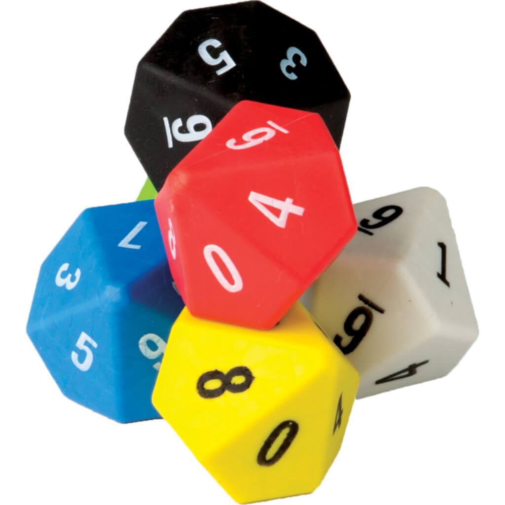 10 Sided Dice 6-Pack 