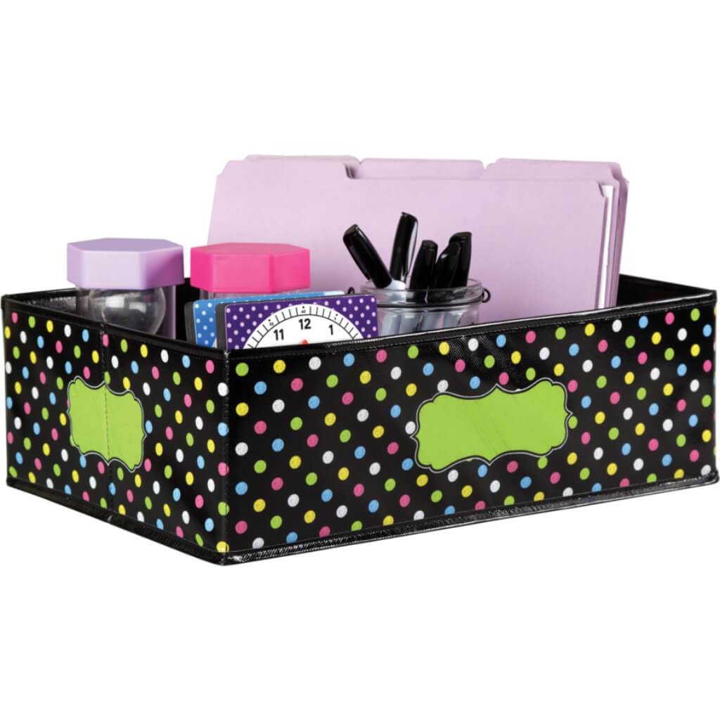 Chalkboard Brights Storage Bin 