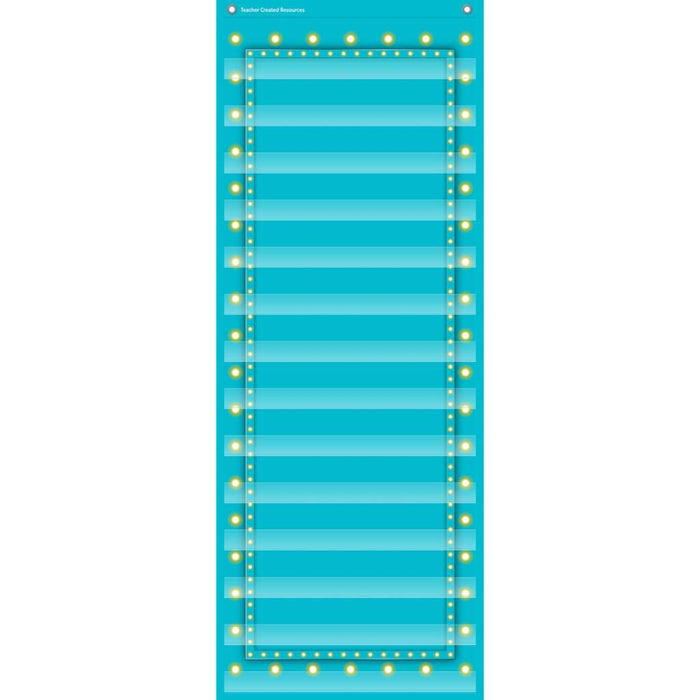 Light Blue Marquee 14 Pocket Chart 