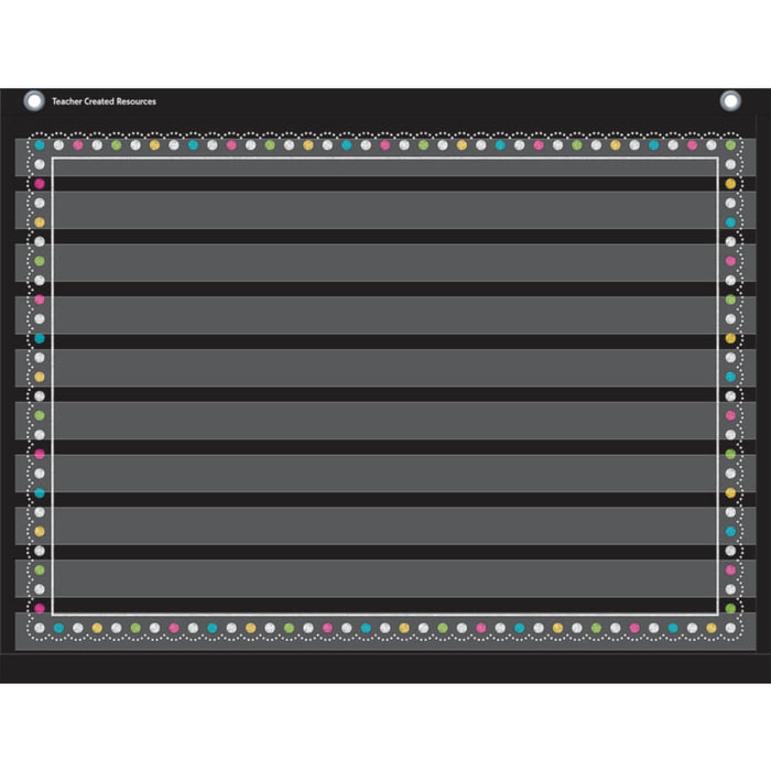Chalkboard Brights 10 Pocket Chart