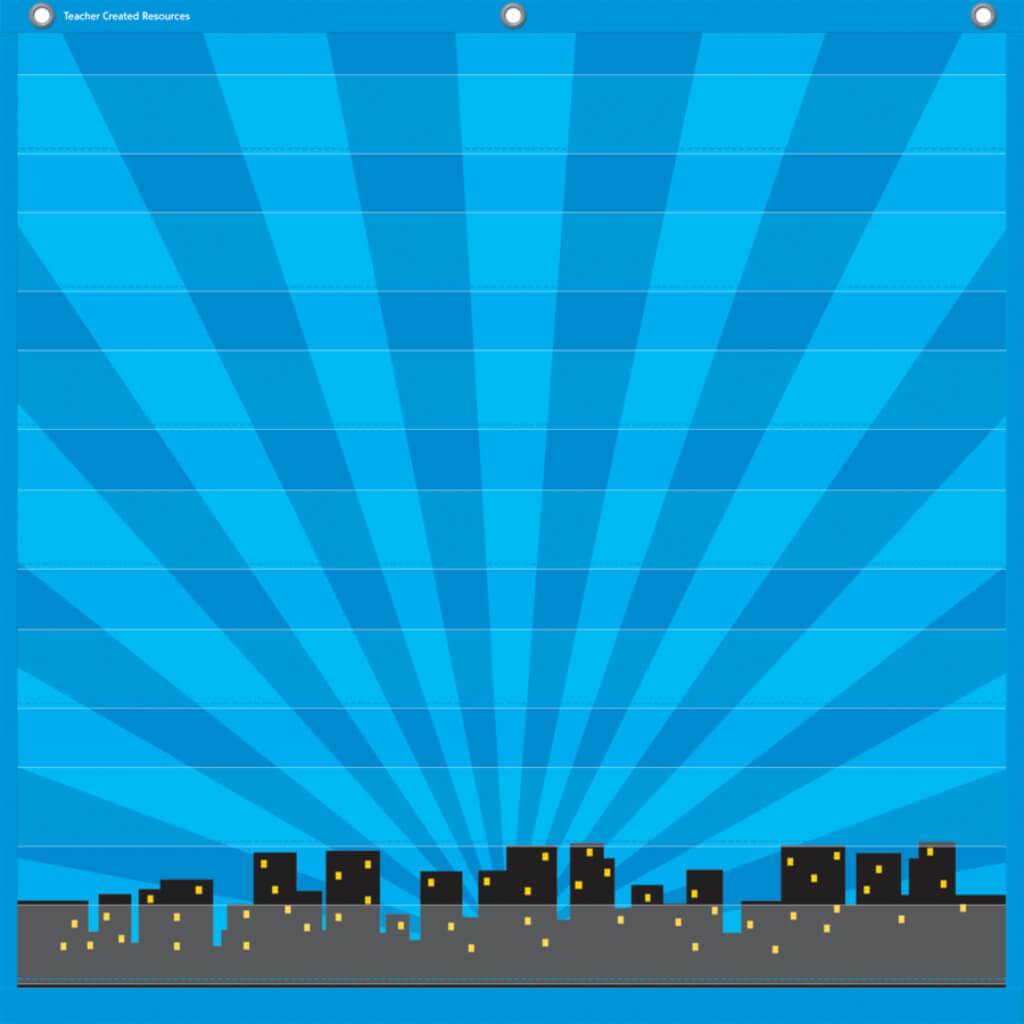 Superhero 7 Pocket Chart