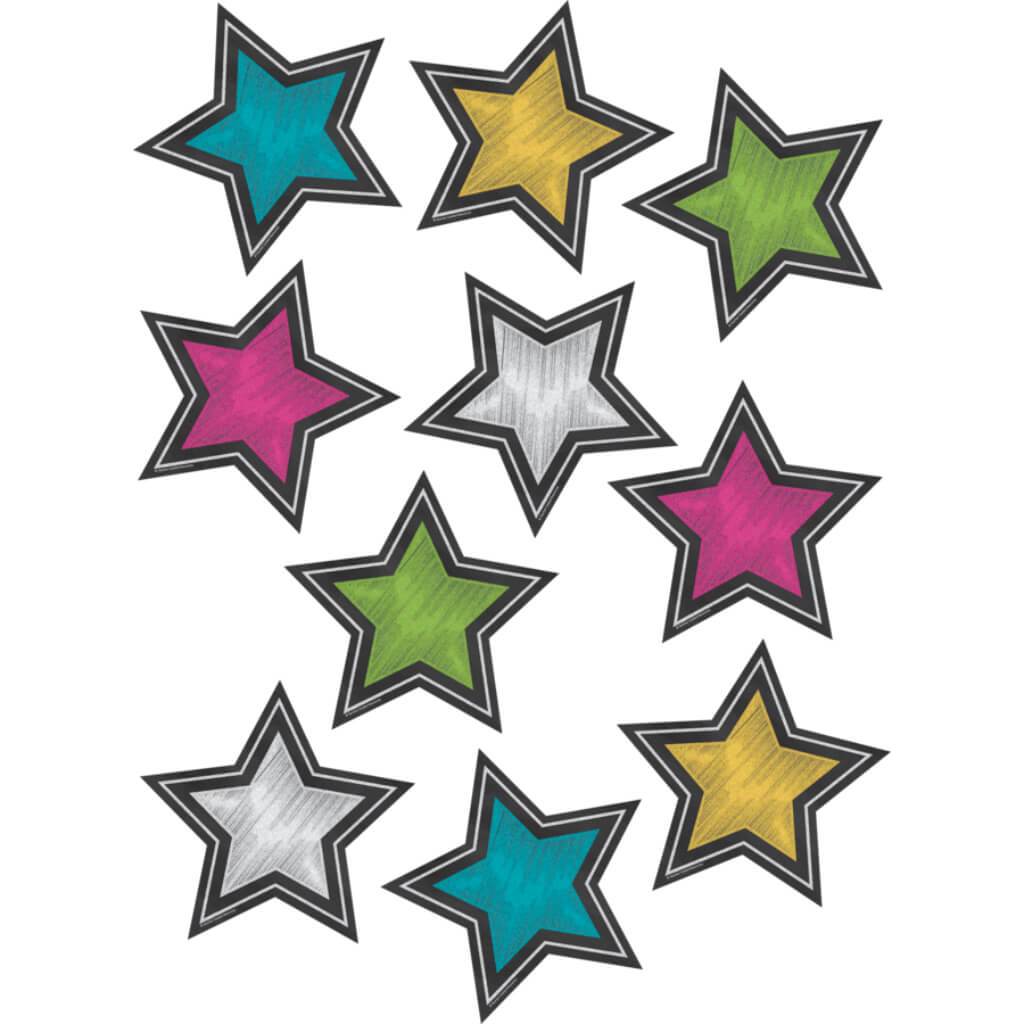 Chalkboard Brights Stars Accents 